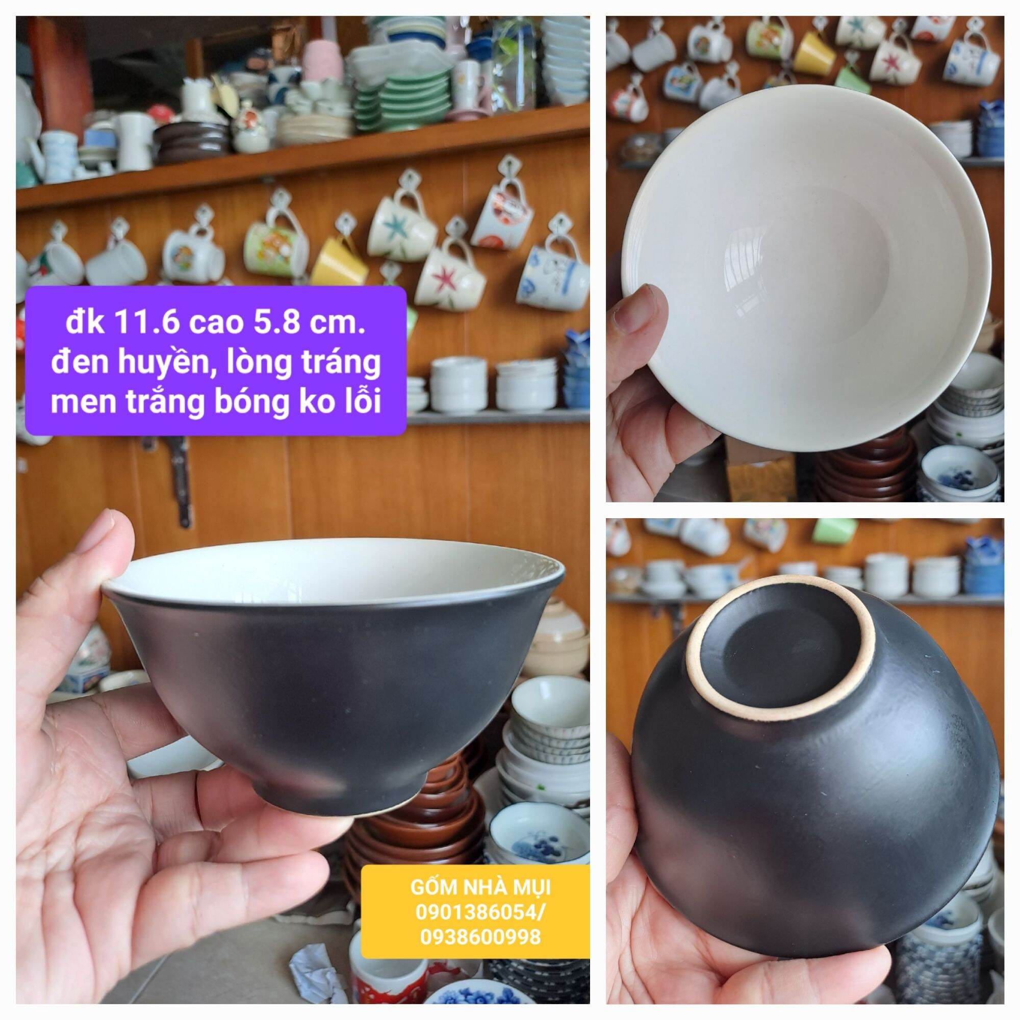 Chén mộc lẻ đủ size đủ kiểu gốm sứ nhật 2hand