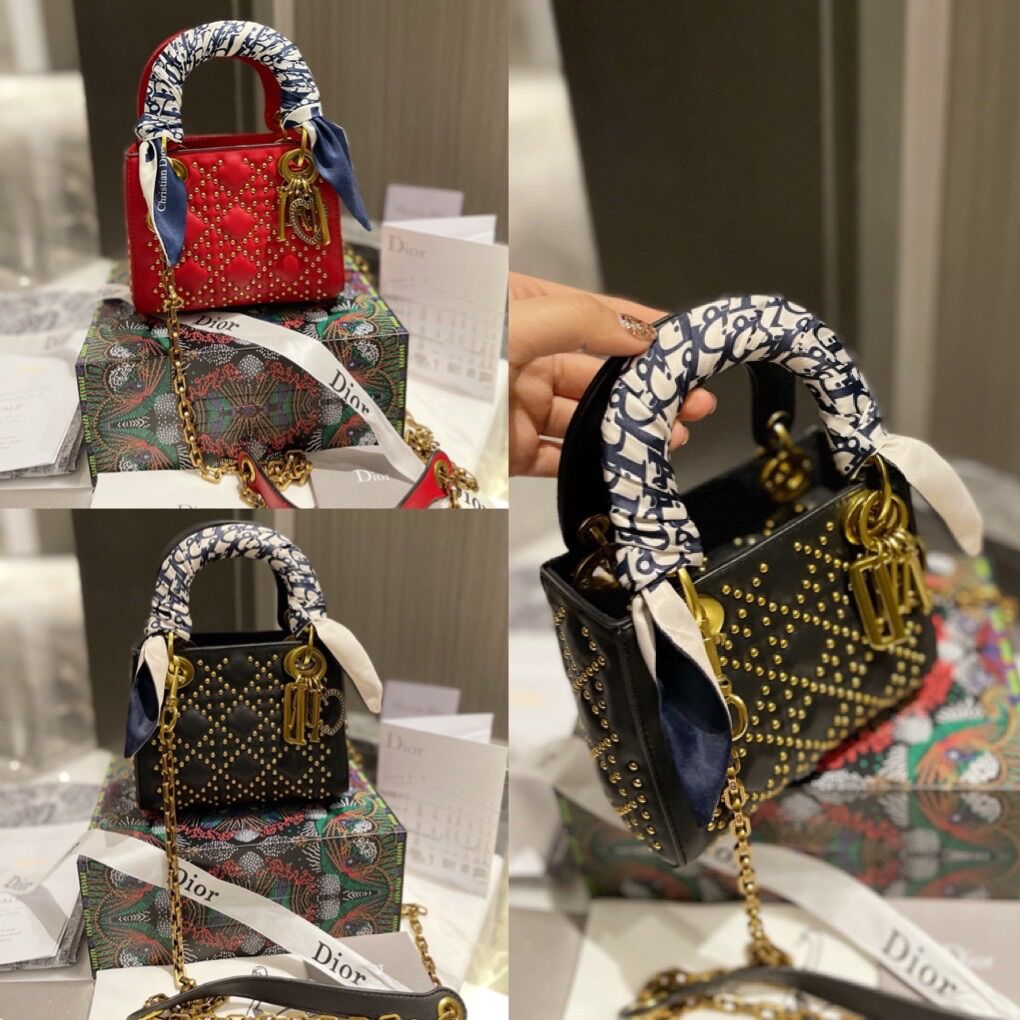 Túi xách di o lady đinh tán super full box