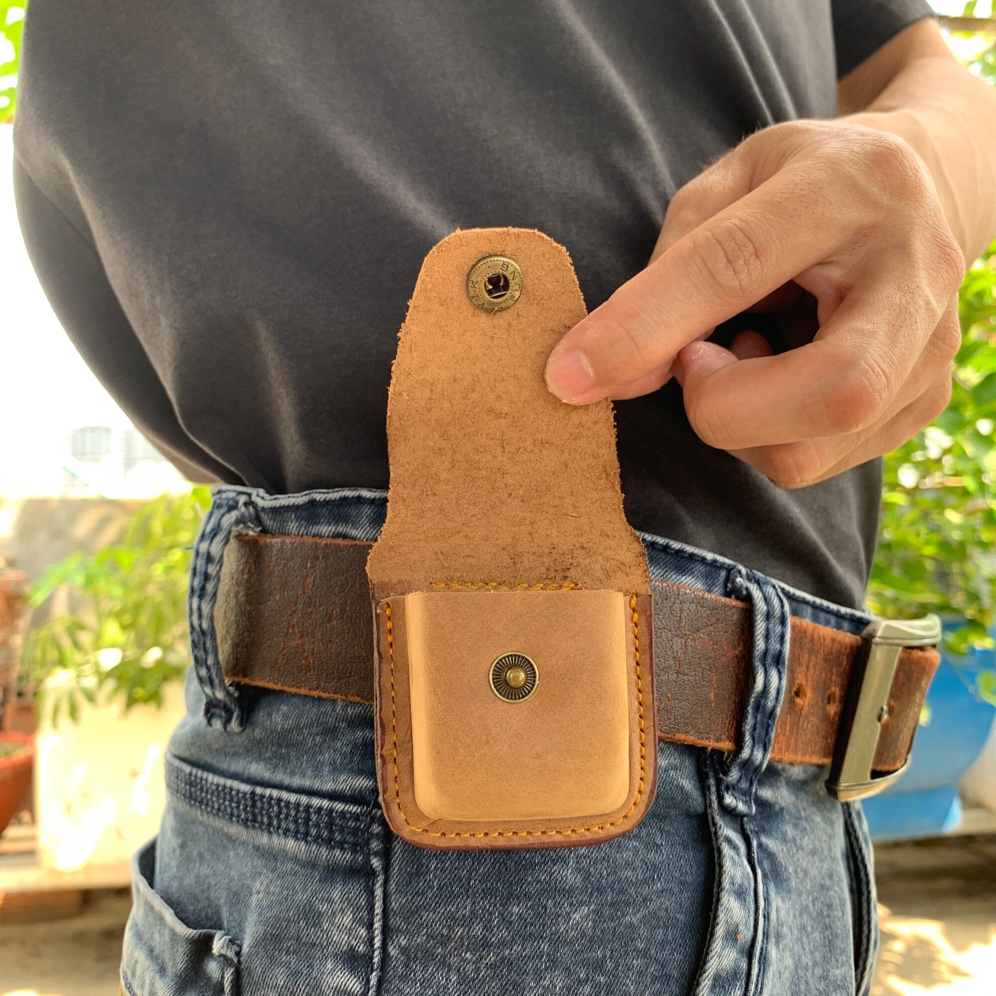 [HCM]Bao Da Bật Lửa Zippo Chuyên Dụng | TRAN LEATHER