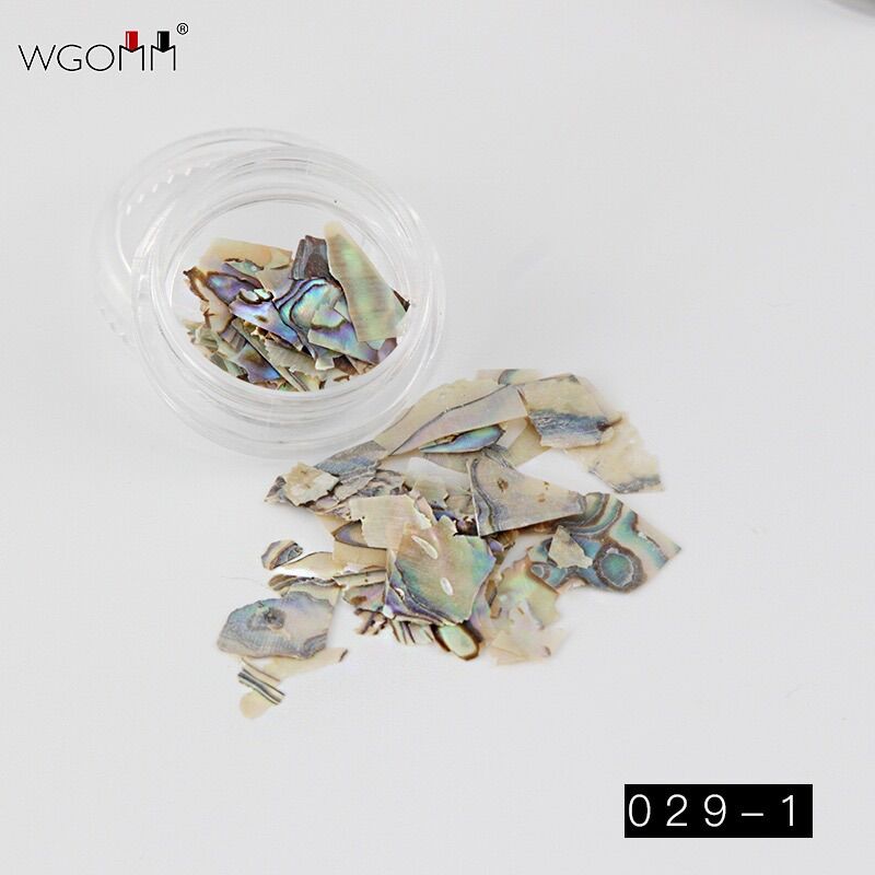 1 hộp xà cừ trang trí móng tay