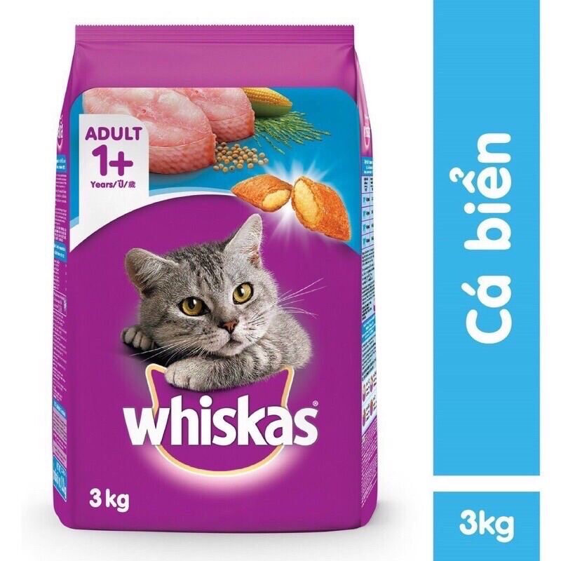 Hạt thức ăn cho mèo Wishkas 3kg
