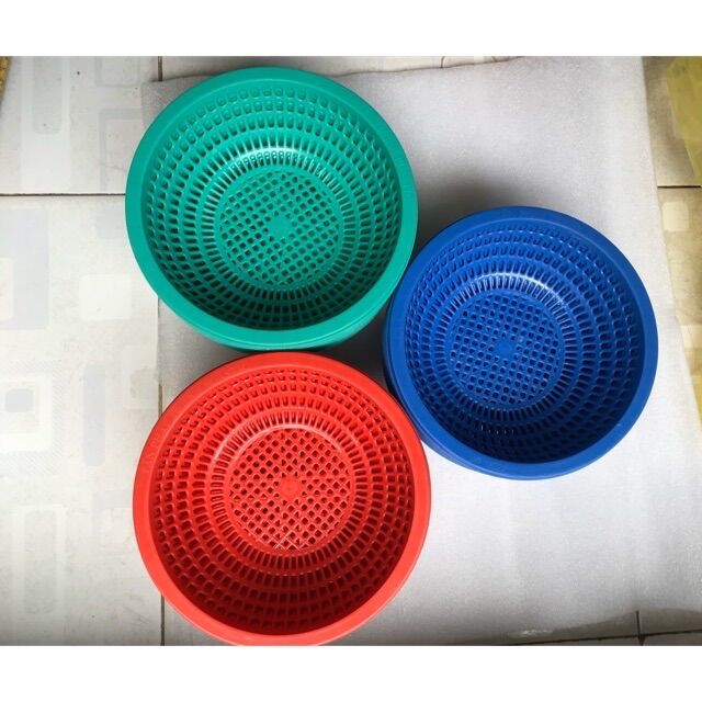 💥Set 5 Cái Rổ Nhỏ Mini Nhiều Màu (Lổ thưa, lổ dày, Rộng 20cm, Hình thật)