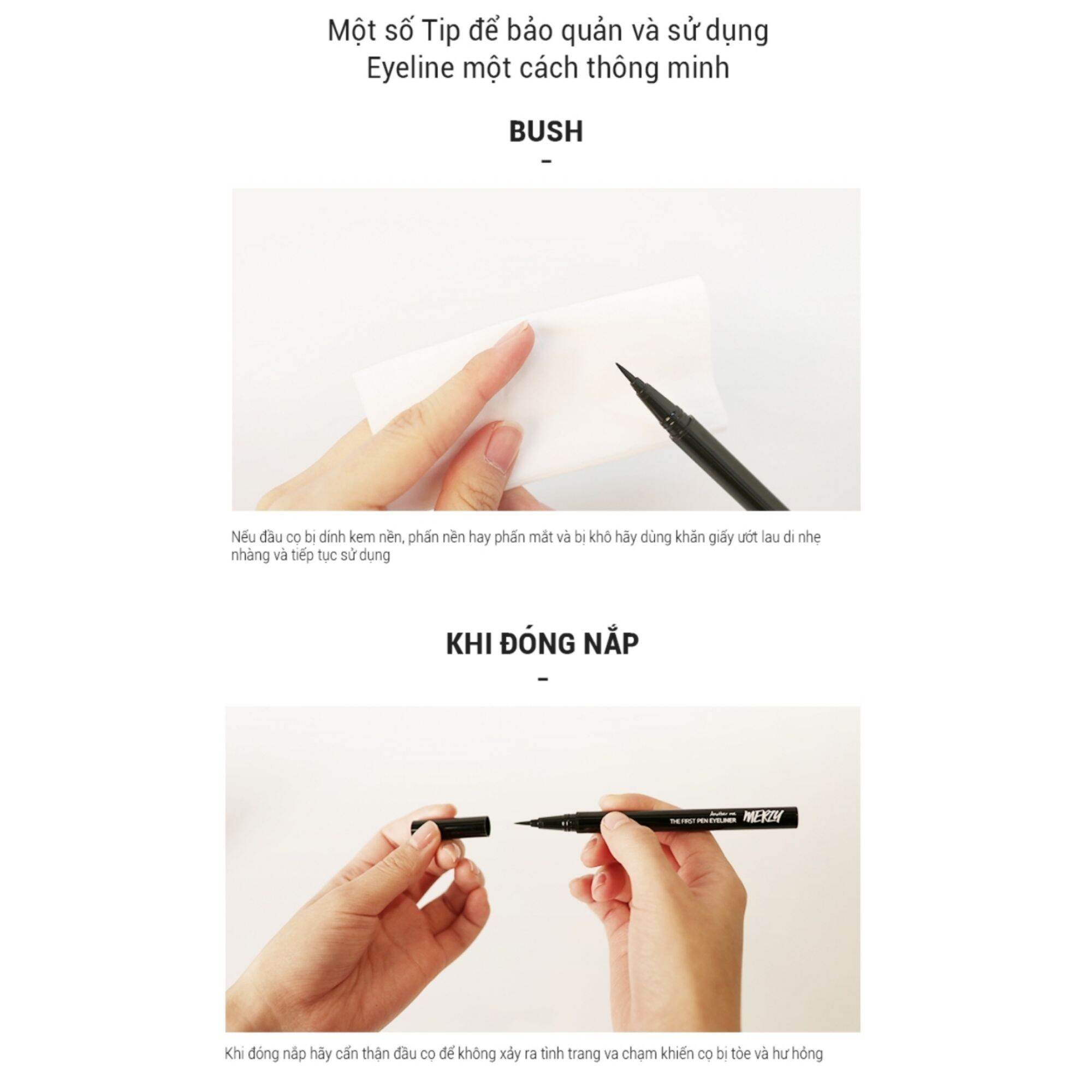 (HSD 25/3/2025) Kẻ mắt Merzy Another Me The First Pen Eyeliner