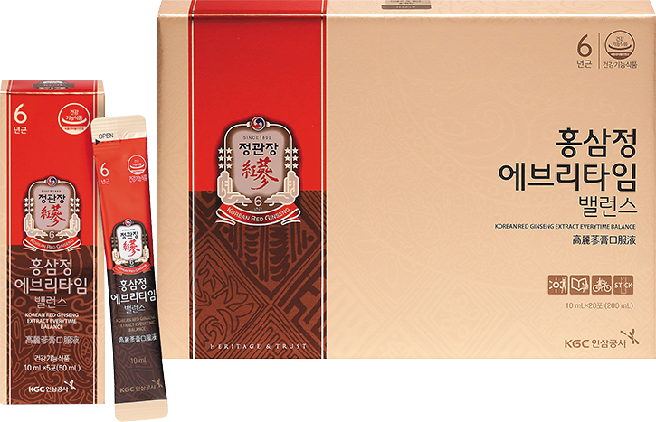 [CHÍNH HÃNG 100%] Quà biếu Tết nước H.Sâm Hàn Quốc 20 gói 정관장 홍삼 20포