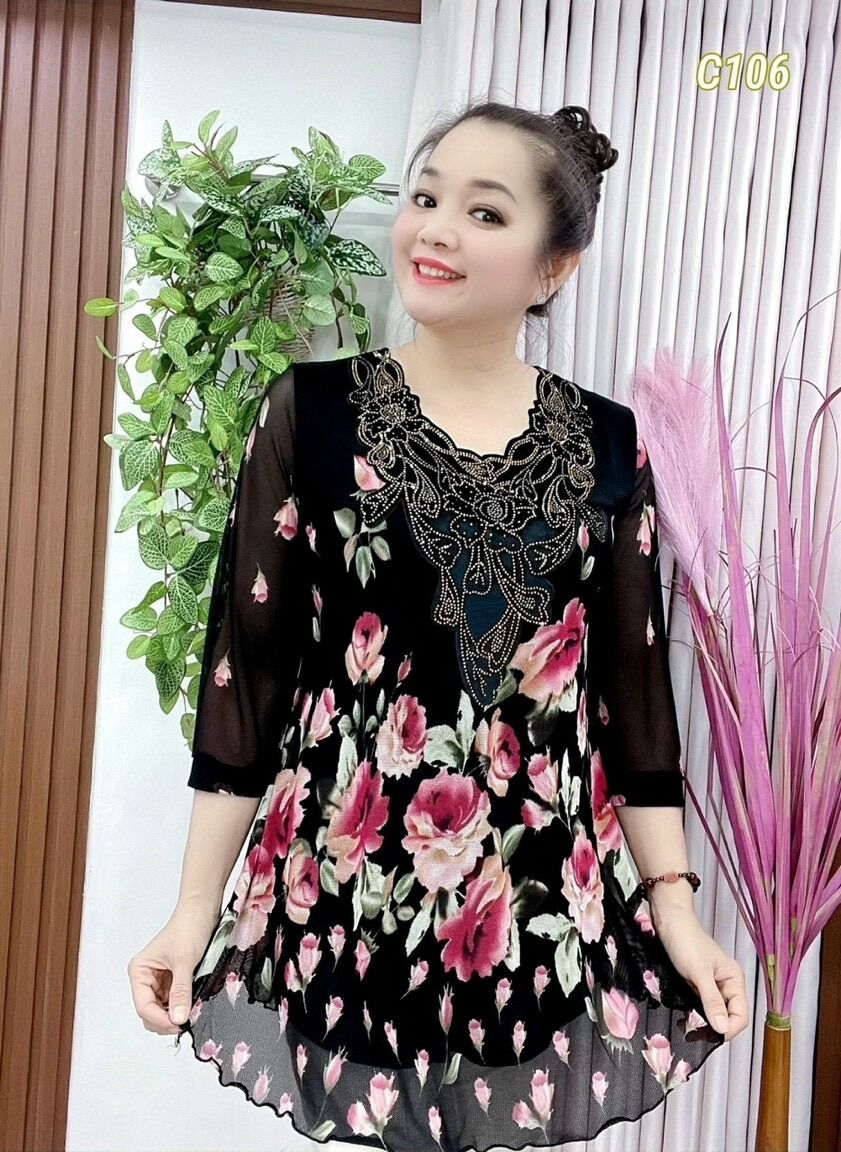 [HCM]Áo thun lưới trung niên 70-90 ký