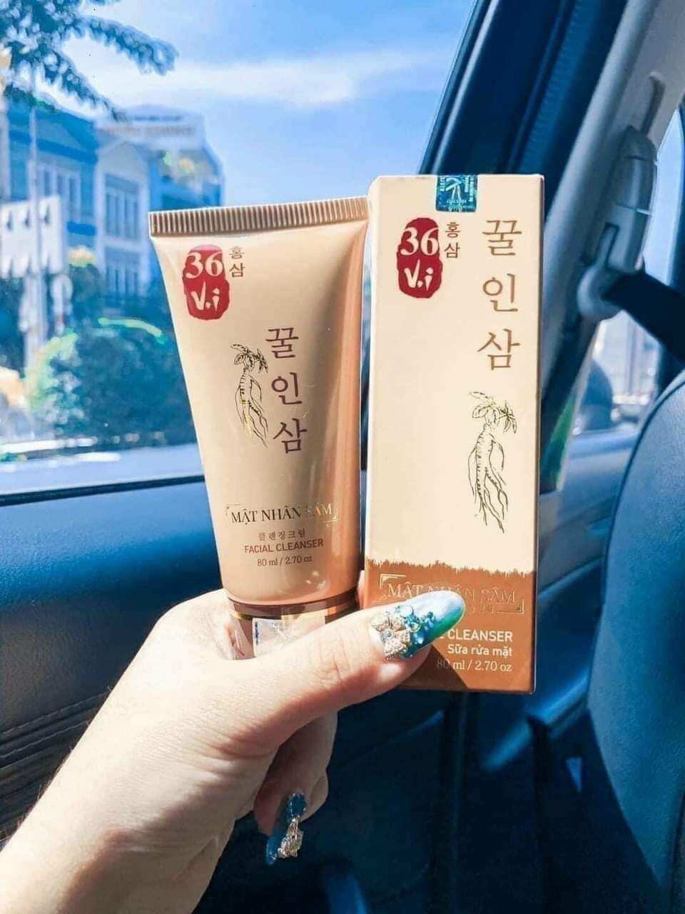 [TẶNG KÈM QUÀ] SỮA RỬA MẶT NHÂN SÂM 36 VỊ CAO MỤN SÂM ĐỎ CHÍNH HÃNG 100%