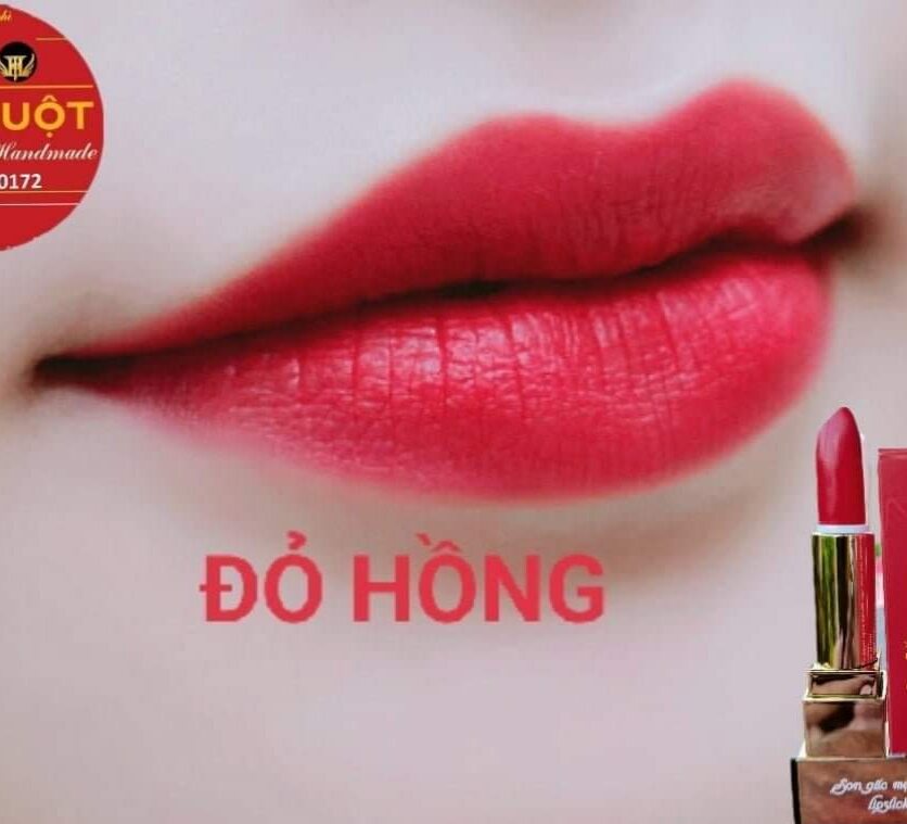 son gấc màu đỏ hồng