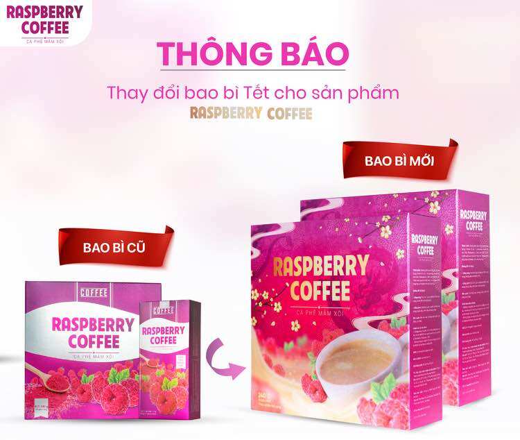 Cà Phê Mâm Xôi Giảm Cân Raspberry Coffee Chính Hãng