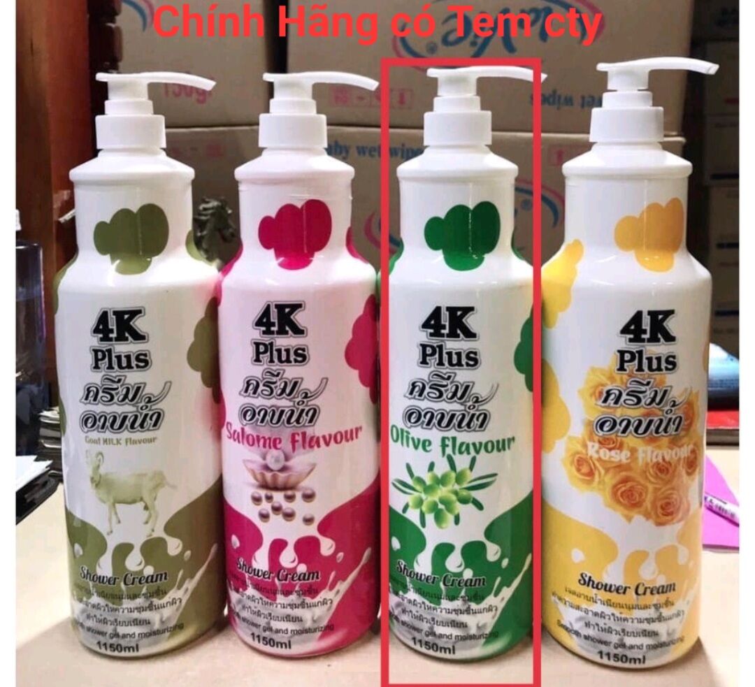 Sữa tắm 4k thái 1150ml chính hãng có tem của cty.