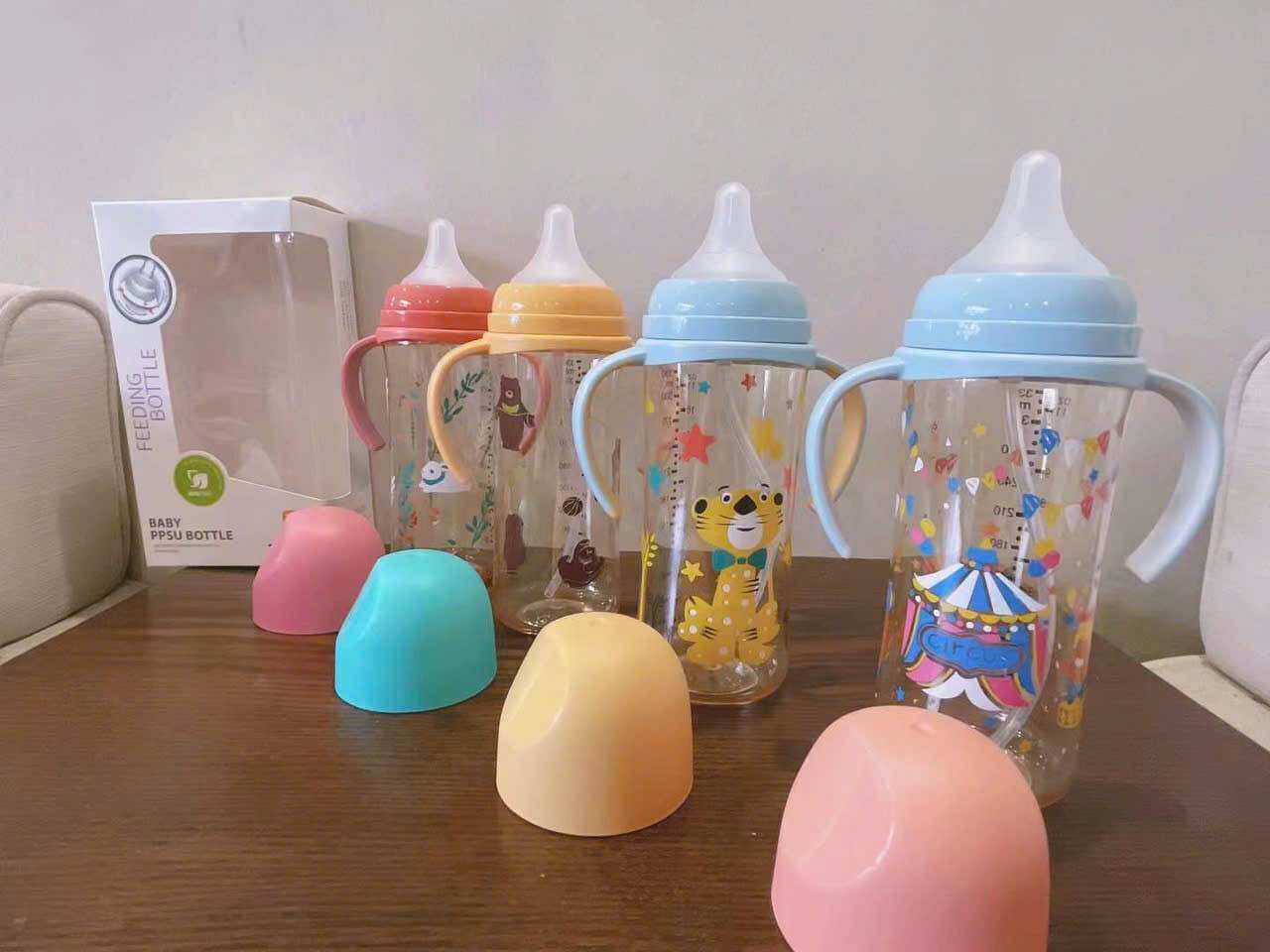 Bình sữa Baby PPSU Bottle 240/330ml cổ rộng (tặng van chống sặc)
