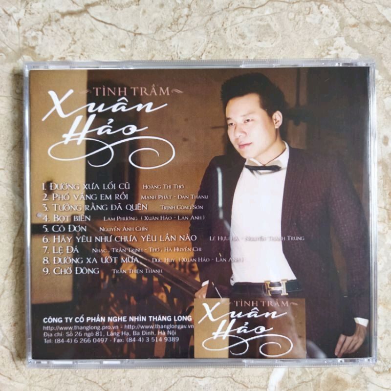 Bộ 5 cd Xuân Hảo tình trầm 1-5 phono