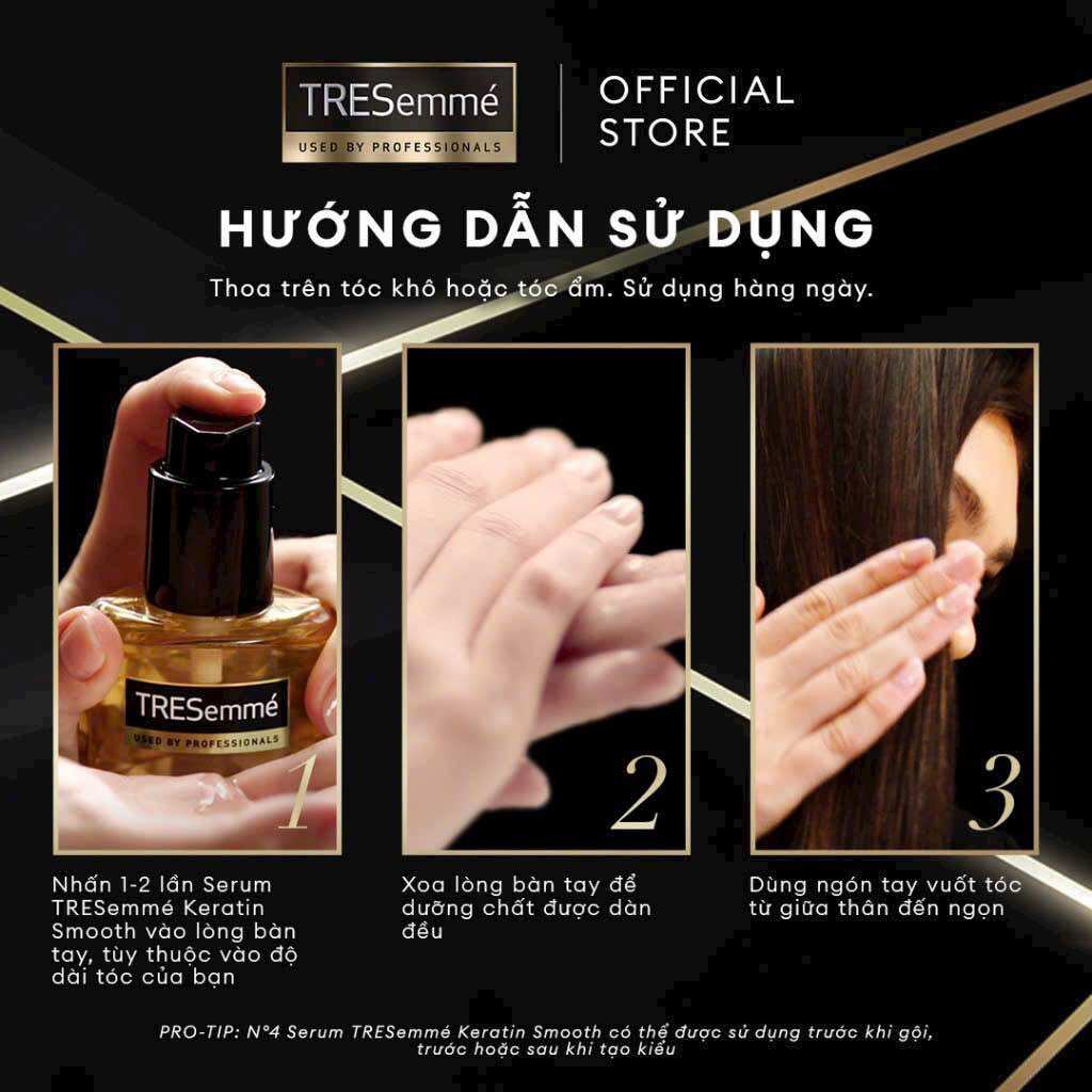 SERUM DƯỠNG TÓC TRESEMME KERATIN SMOOTH 100ML (MẪU MỚI)