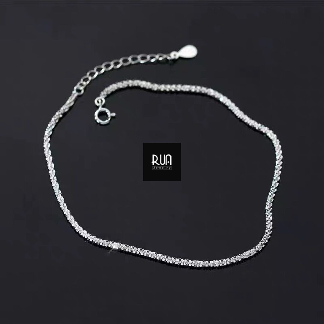 [HCM]Lắc tay bạc minimal lấp lánh