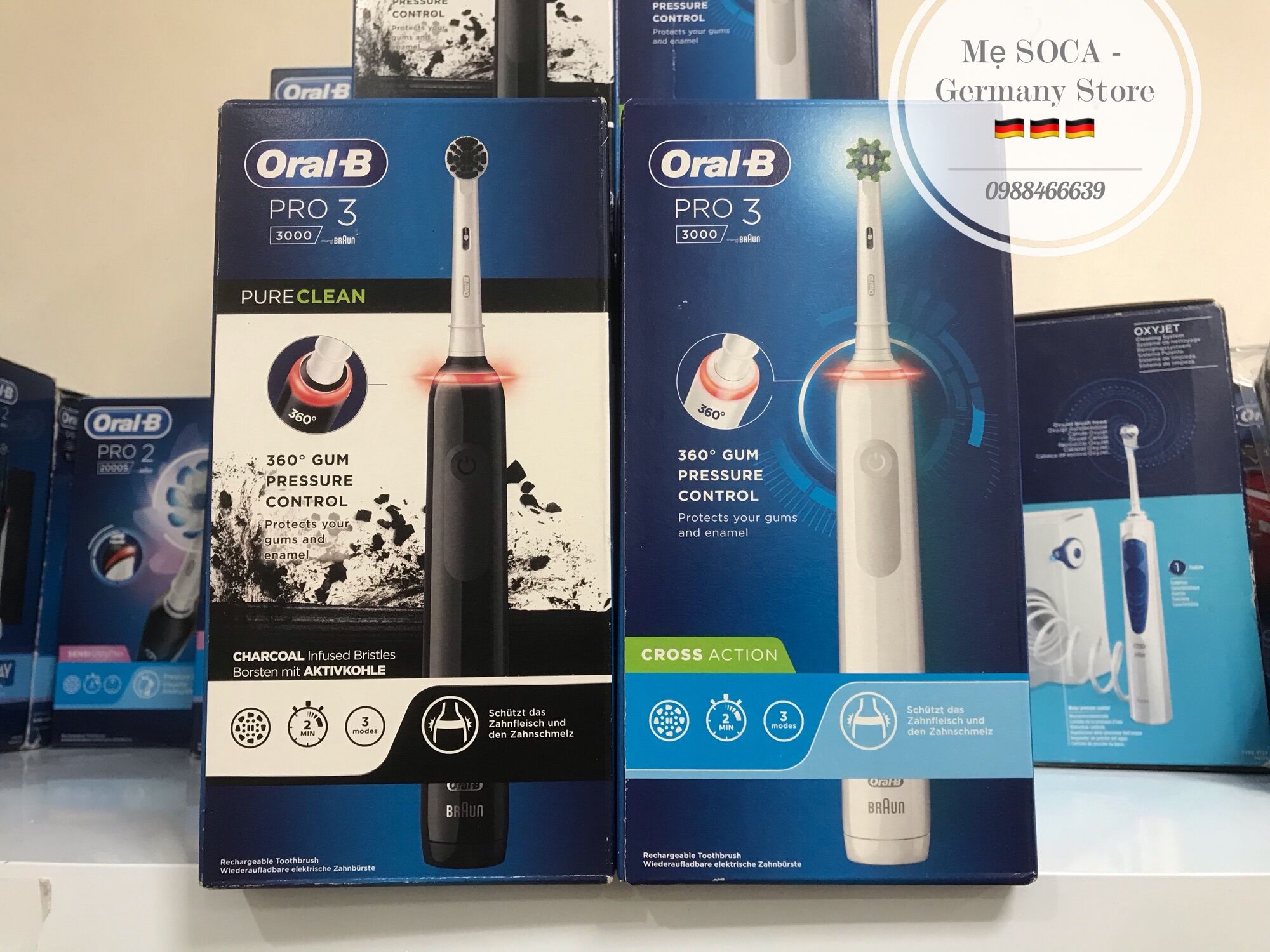 BÀN CHẢI ĐIỆN ORAL-B PRO 3 3000 - Made in Germany