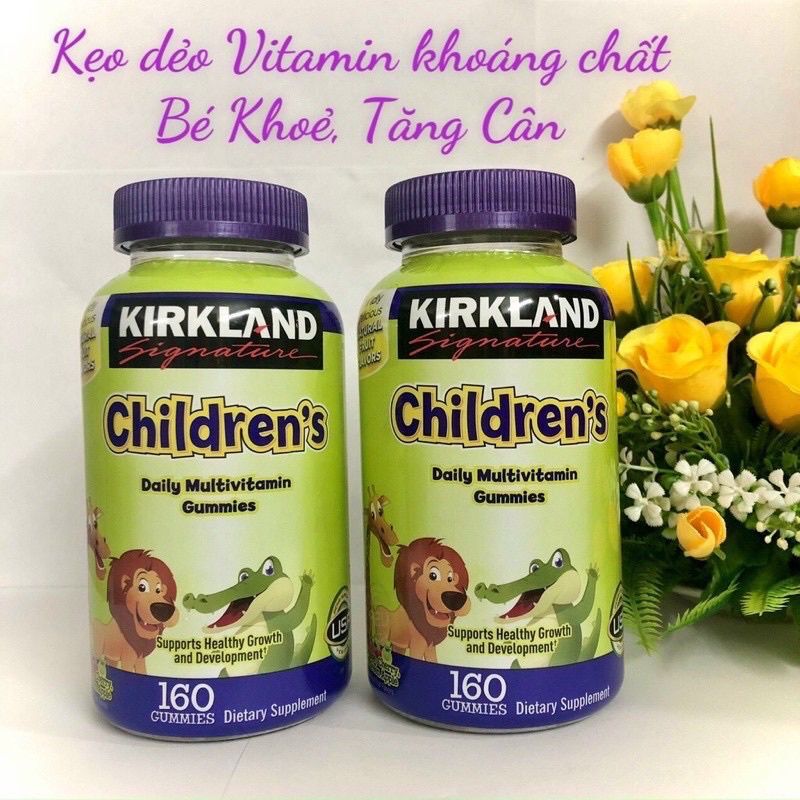 Kẹo dẻo bổ sung vitamin tổng hợp cho bé Children s Multivitamin Kirkland