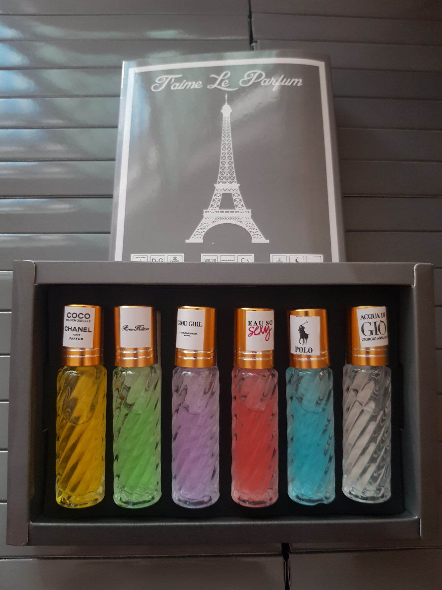 Set nước hoa 6 chai mini 6ml