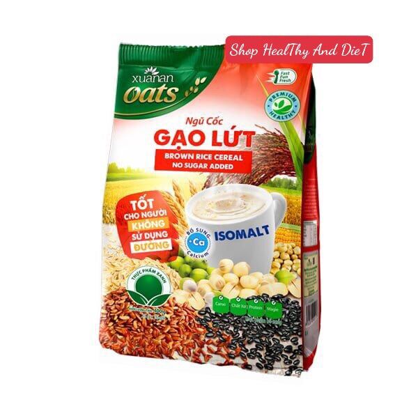 [DATE MỚI] Bột Ngũ Cốc Gạo Lứt Ăn Kiêng Xuân An Gói 400gr - Giảm Giá Ko Tặng KM