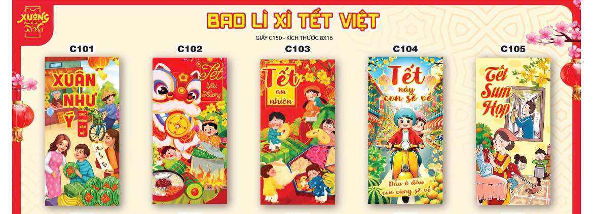2000 bao lì xì 2025 giá rẻ