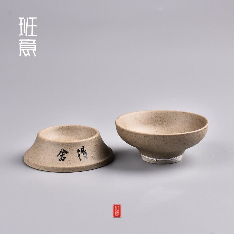 Jingdezhen Tea Strainer Tea Filter Willing Stoneware Tea Leaf Filter Creative Tea Making Device Tea Filter Rack Tea Set Accessories