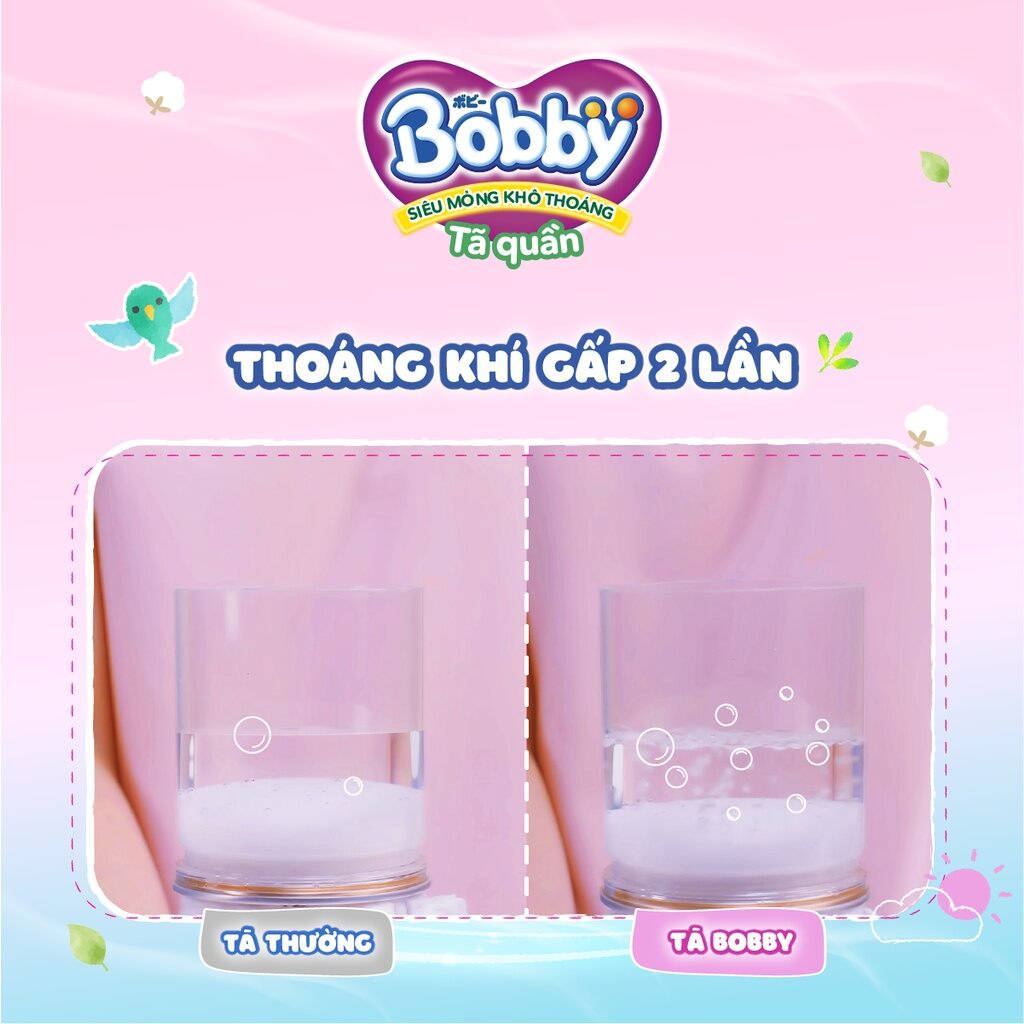 [Date 2026] Tã bỉm quần Bobby M 120 miếng, M120