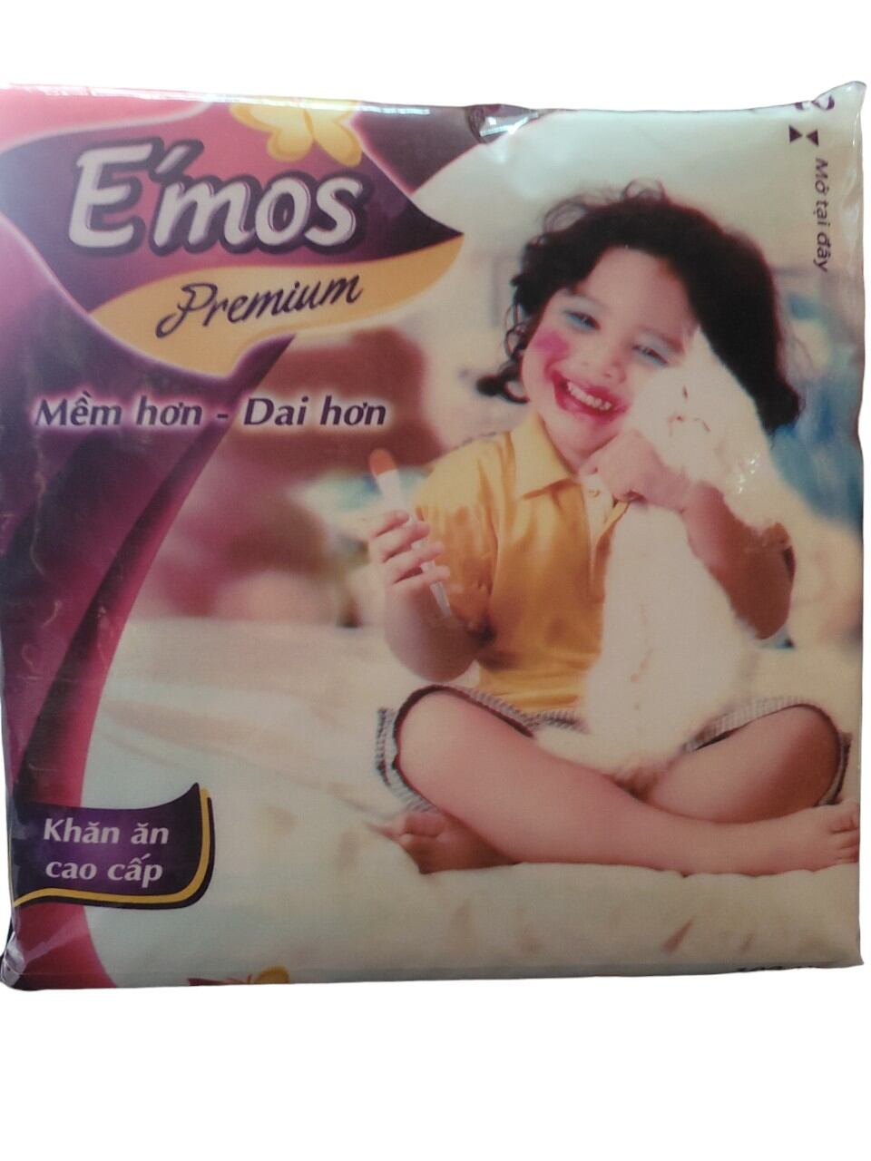 Khăn giấy E'mos Premium 100tờ