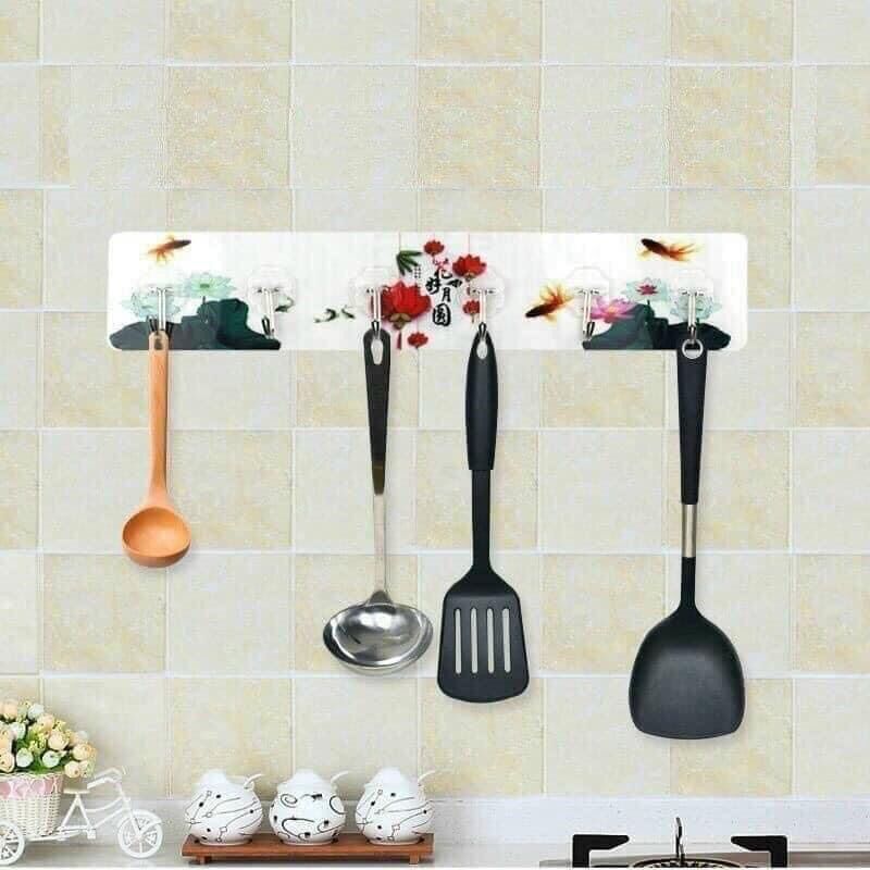 [HCM]Thanh 6 móc dán tường siêu chắc