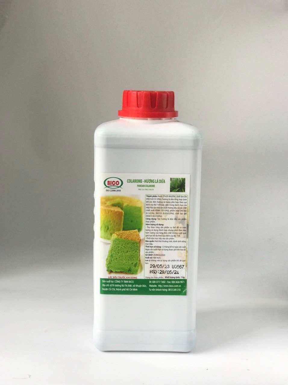 HƯƠNG LÁ DỨA BICO CHAI 1KG( CÓ CHIẾT)