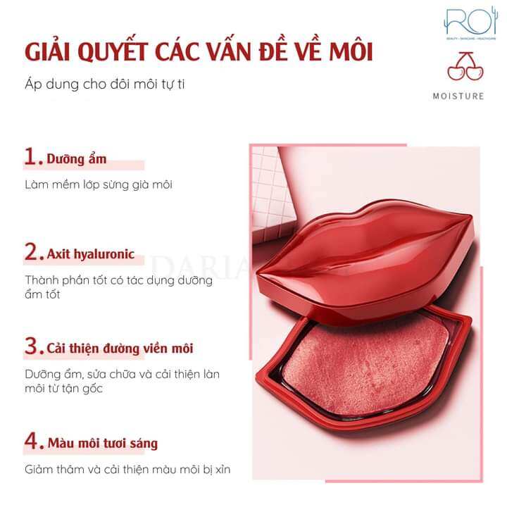 Mặt nạ dưỡng môi Bioaqua hộp 60 miếng