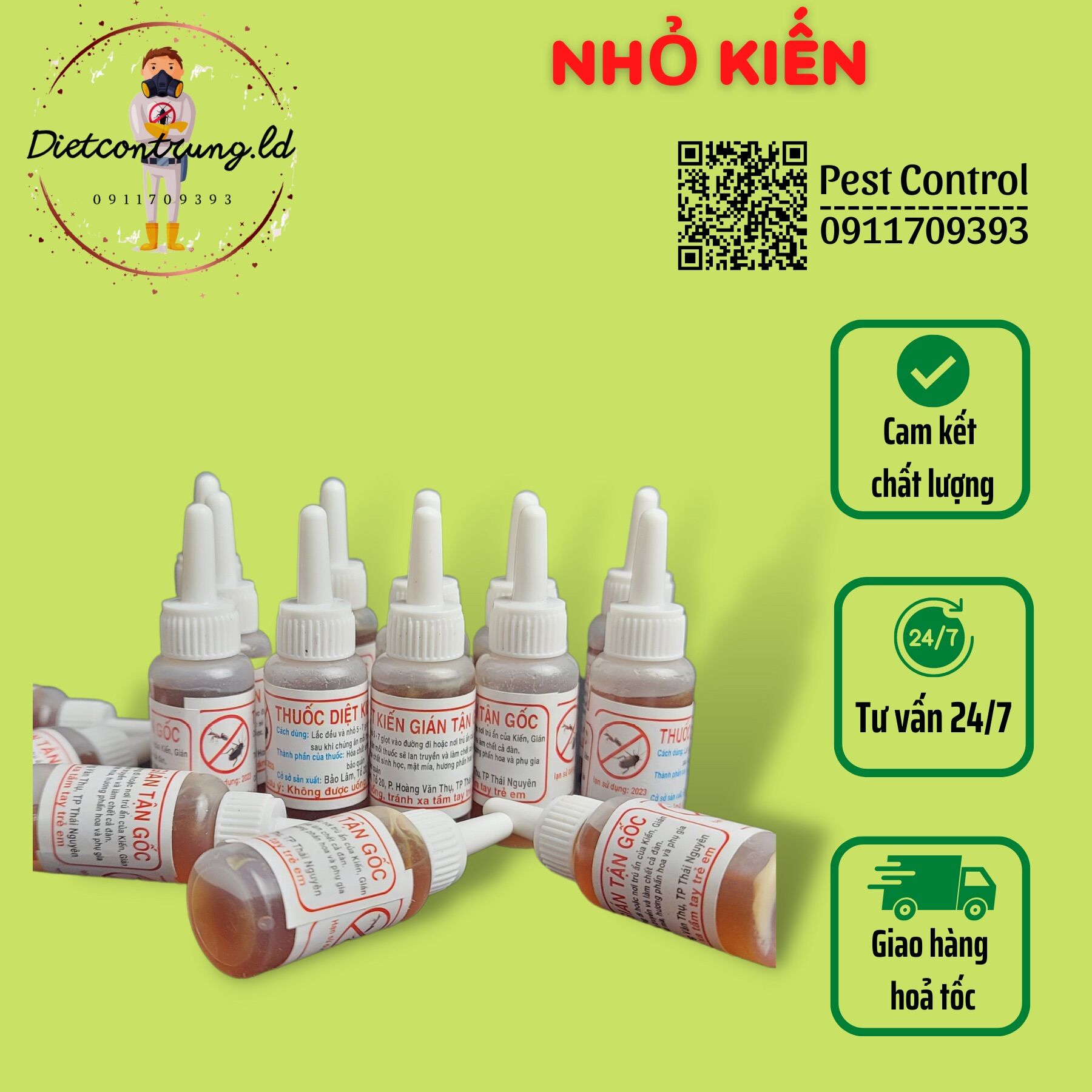 Nhỏ kiến - Dạng mật mía