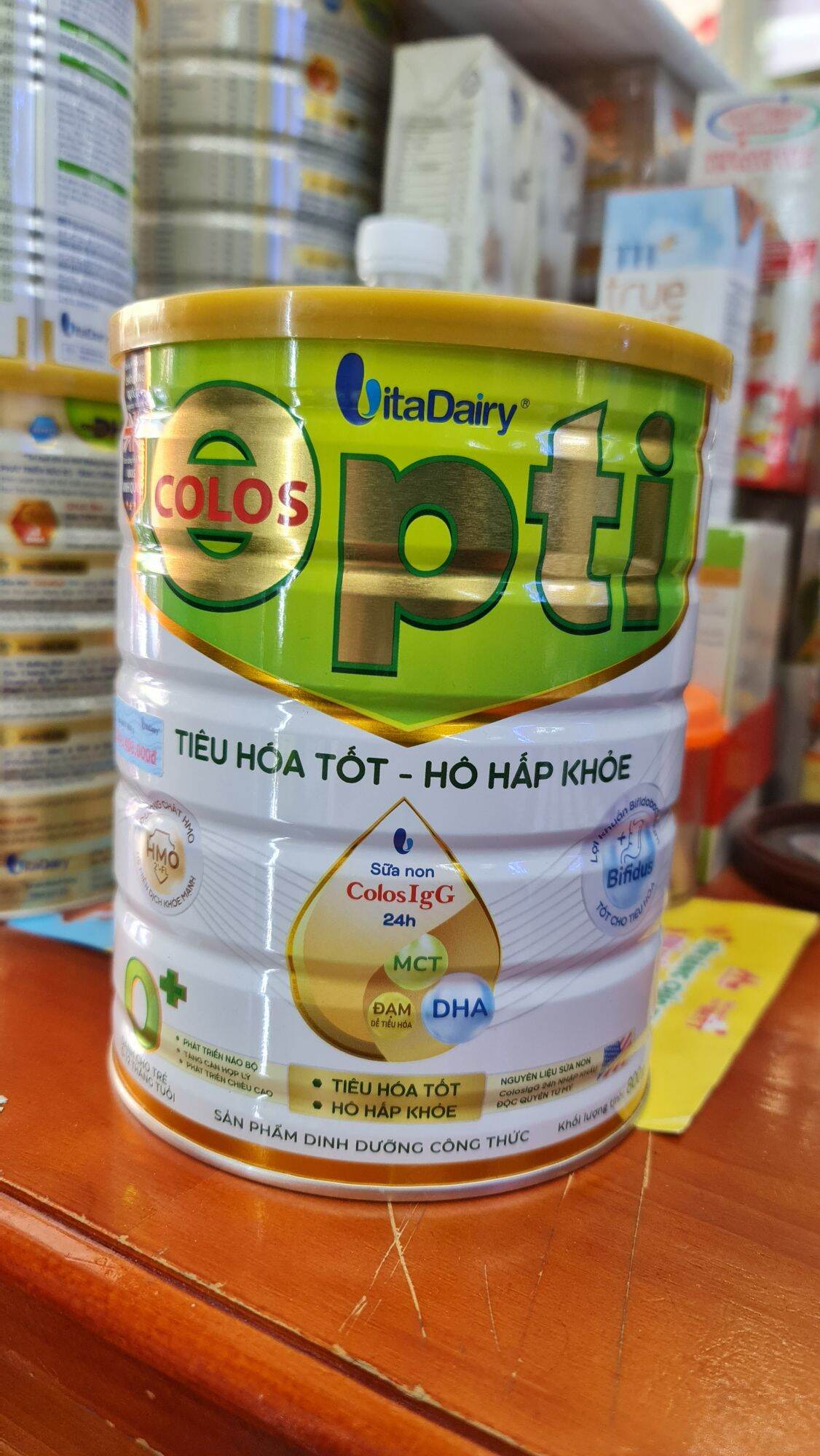 Vitadairy Sữa Colos Opti 800gr đủ loại cho bé (Mã Qr tích xu,date 2026)