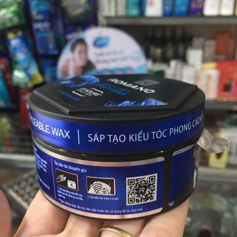 Sáp tạo kiểu tóc Romano Spiky giữ nếp siêu cứng 68g