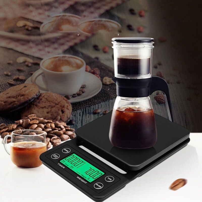 Cân điện tử tiểu ly dùng nhà bếp hay pha chế Timer Scale