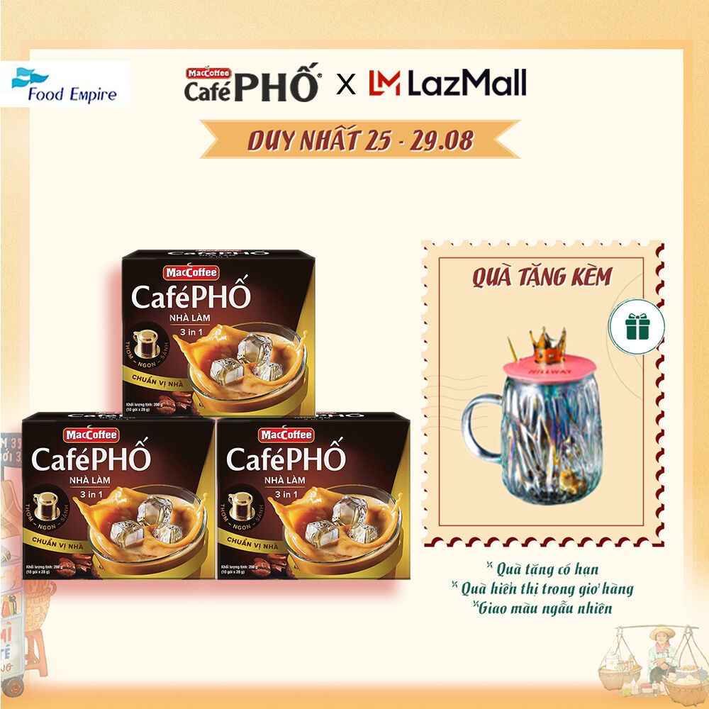 Combo 3 hộp cà phê phố nhà làm - maccoffee