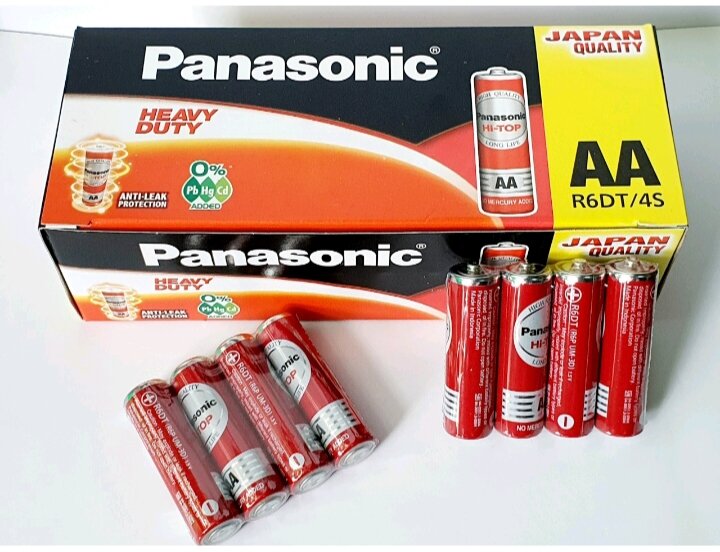 1 vỉ Pin Panasonic AA (1 vỉ x 4 viên)