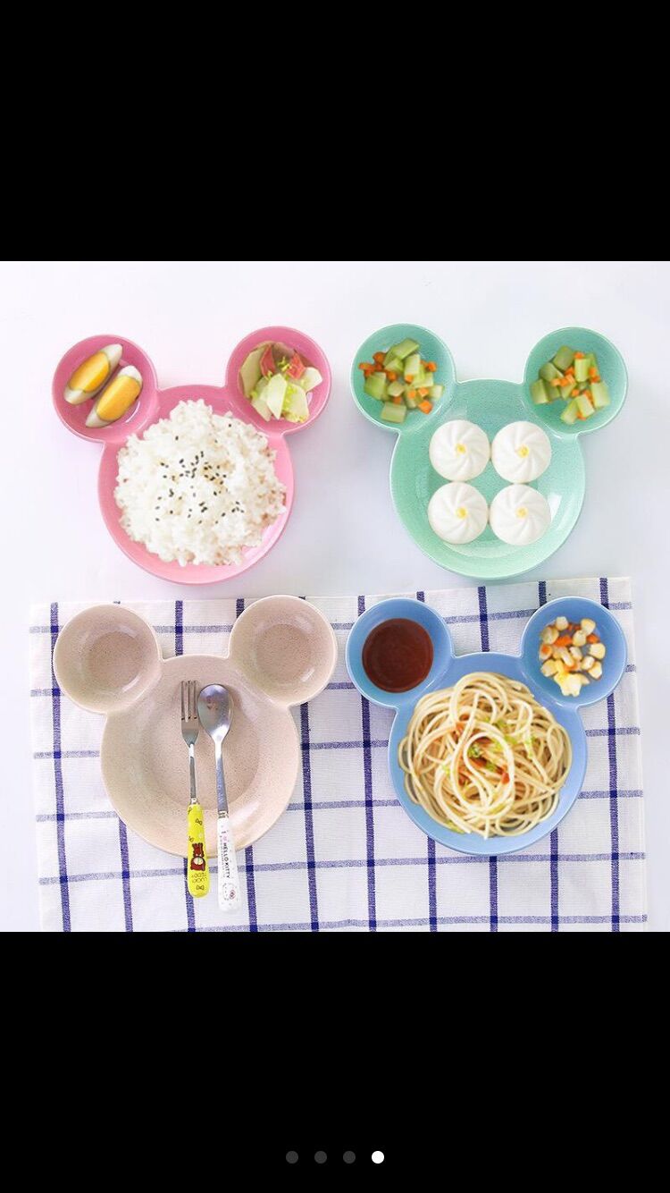 Khay ăn dặm lúa mạch mickey cho bé