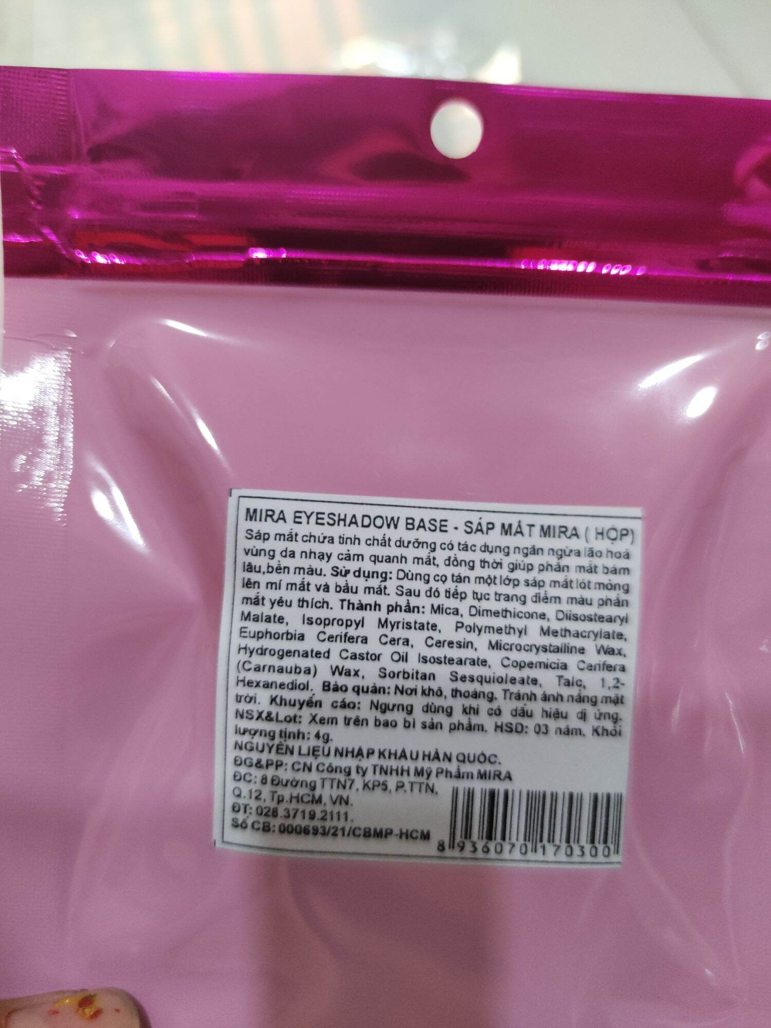 Sáp mắt Mira- Eyeshadow Base