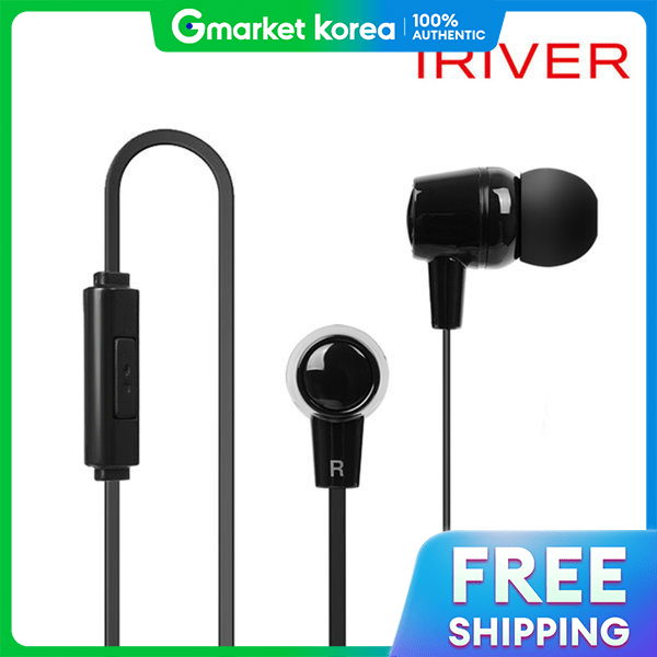 iRiver | Iriver Bhc-210 Earphones with Built-In Microphone, Black Giá 154,500 Đồng*Miễn phí vận chuyển
