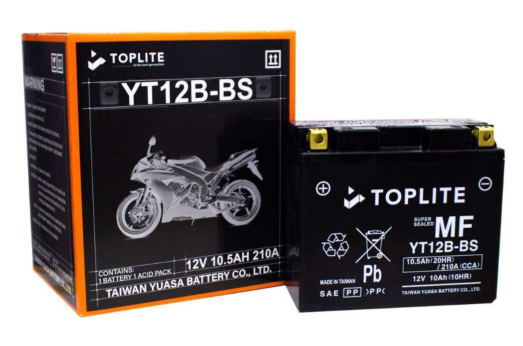 Ắc quy mô tô toplite yt12b-bs 12v-10ah