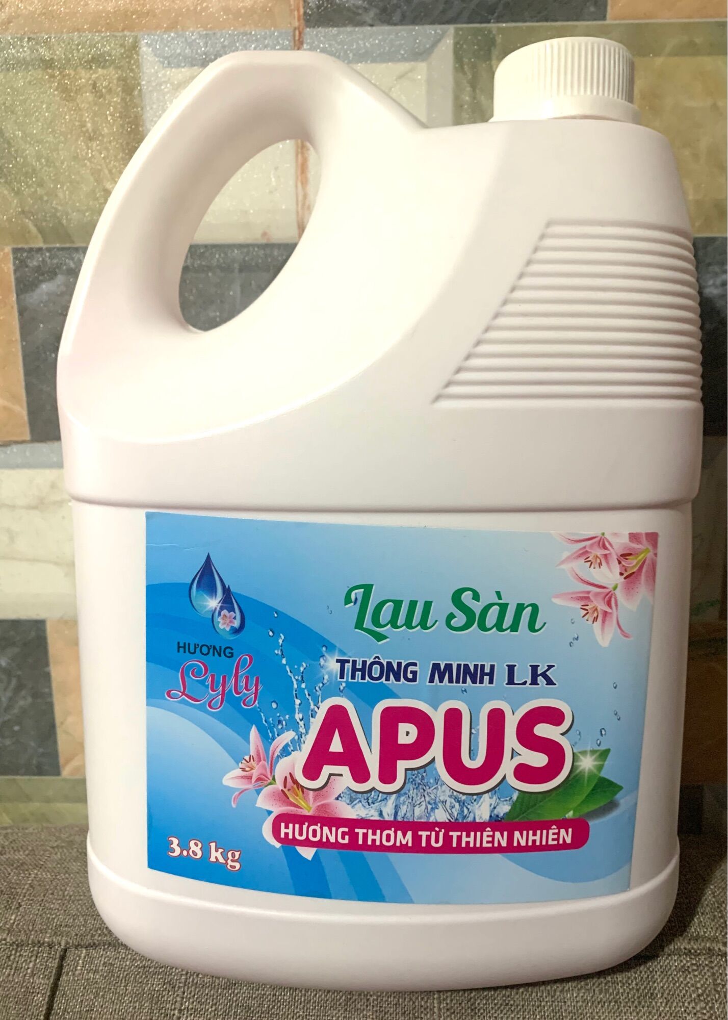 Nước lau sàn apus-3,8kg 👉 siêu tiết kiệm