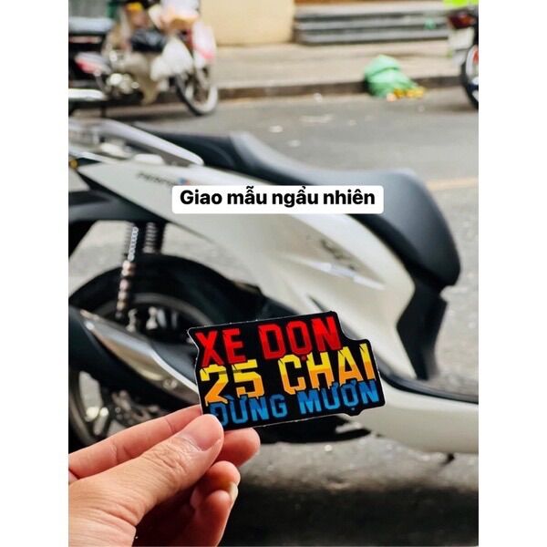 Tem logo sticker vui nhộn chống thấm nước
