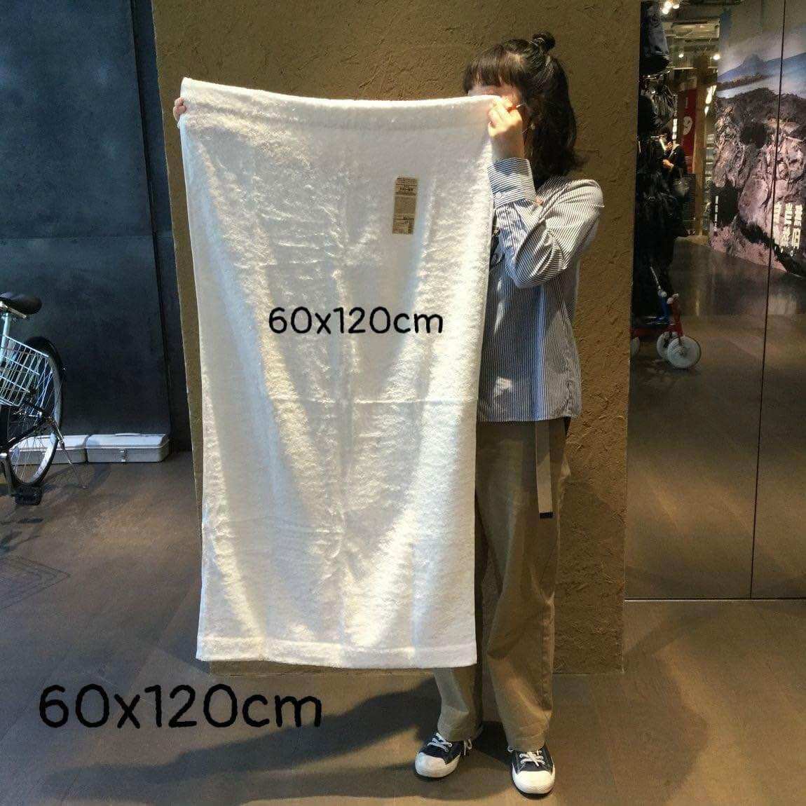 Tắm Trắng MJ Cotton Organic 100% . Kích Thước 60x120cm .Khăn tắm khách sạn , khăn tắm gia đình . mềm mịn thấm hút tốt an toàn với mọi làn da