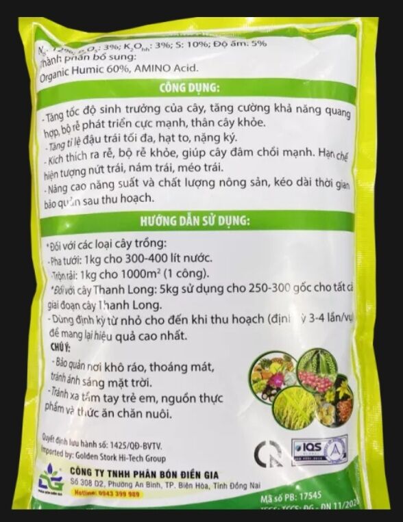 phân bón đạm cá hồi 700g.