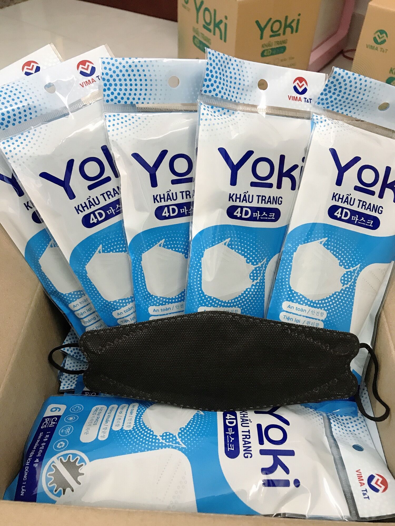 Sỉ thùng khẩu trang yoki 1 thùng 300 cái