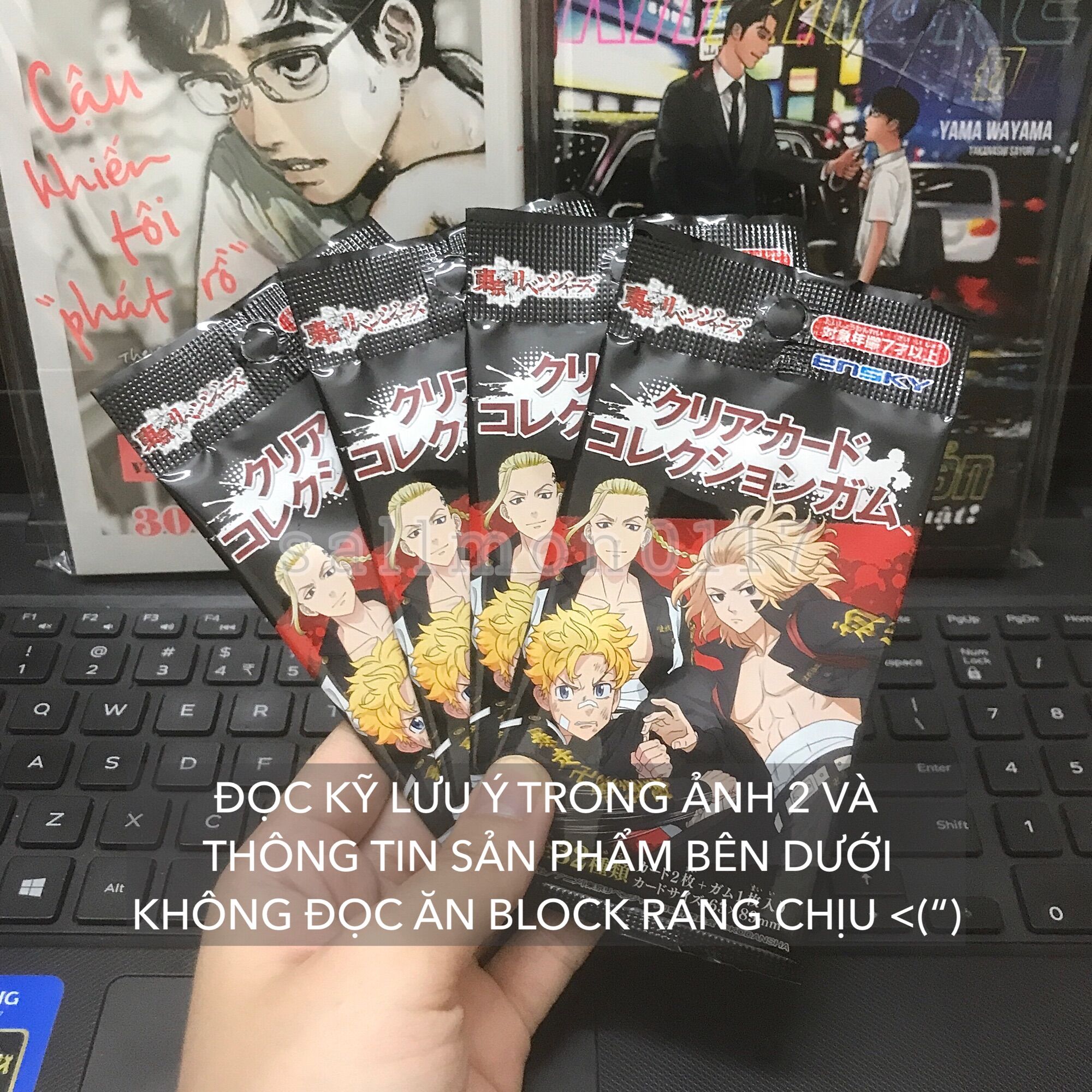 Pack Clear Card Tokyo Revengers gói thẻ nhân phẩm random TR