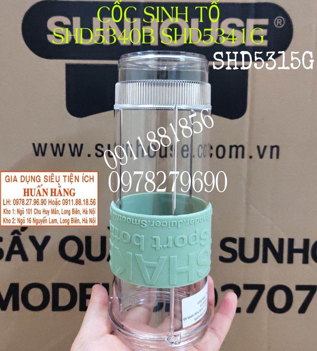 LINH KIỆN CỐI SINH TỐ và Cụm dao xay CHO MÁY XAY SUNHOUSE SHD5340B SHD5341G SHD5315G SHD5315 SHD5340 SHD5341