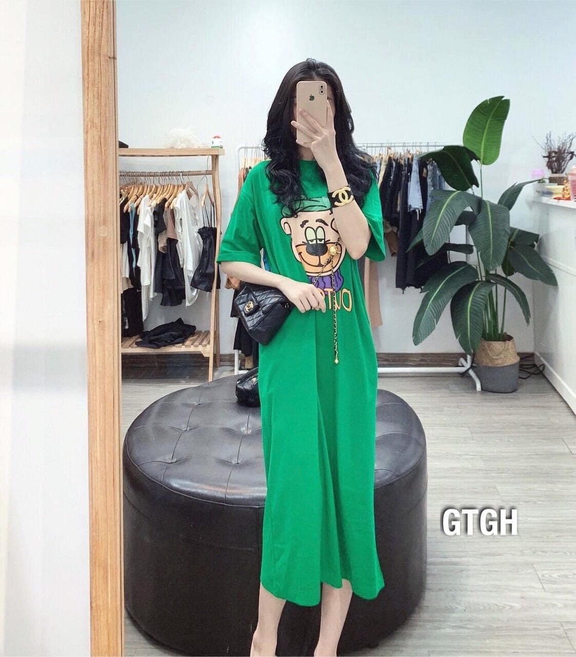 [HCM]Đầm bầu suông cotton oursider dễ thương