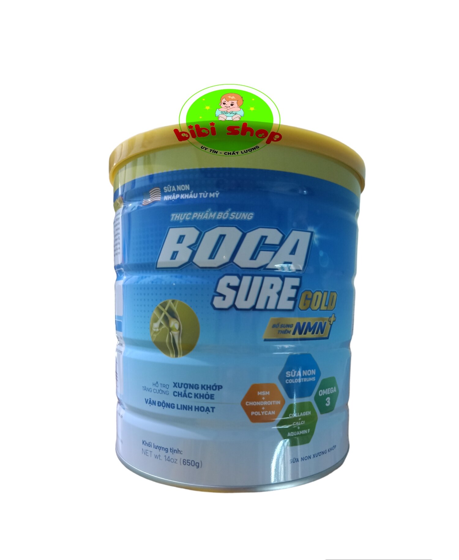 Sữa Boca Sure lon 650gr sữa non xương khớp chính hãng