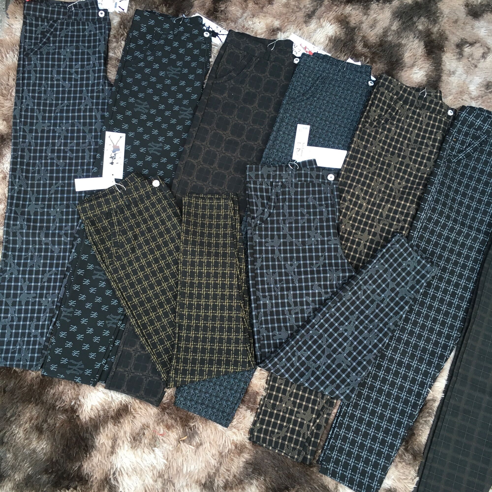 [HCM]Quần dài caro sọc kẻ (size 40-78kg
