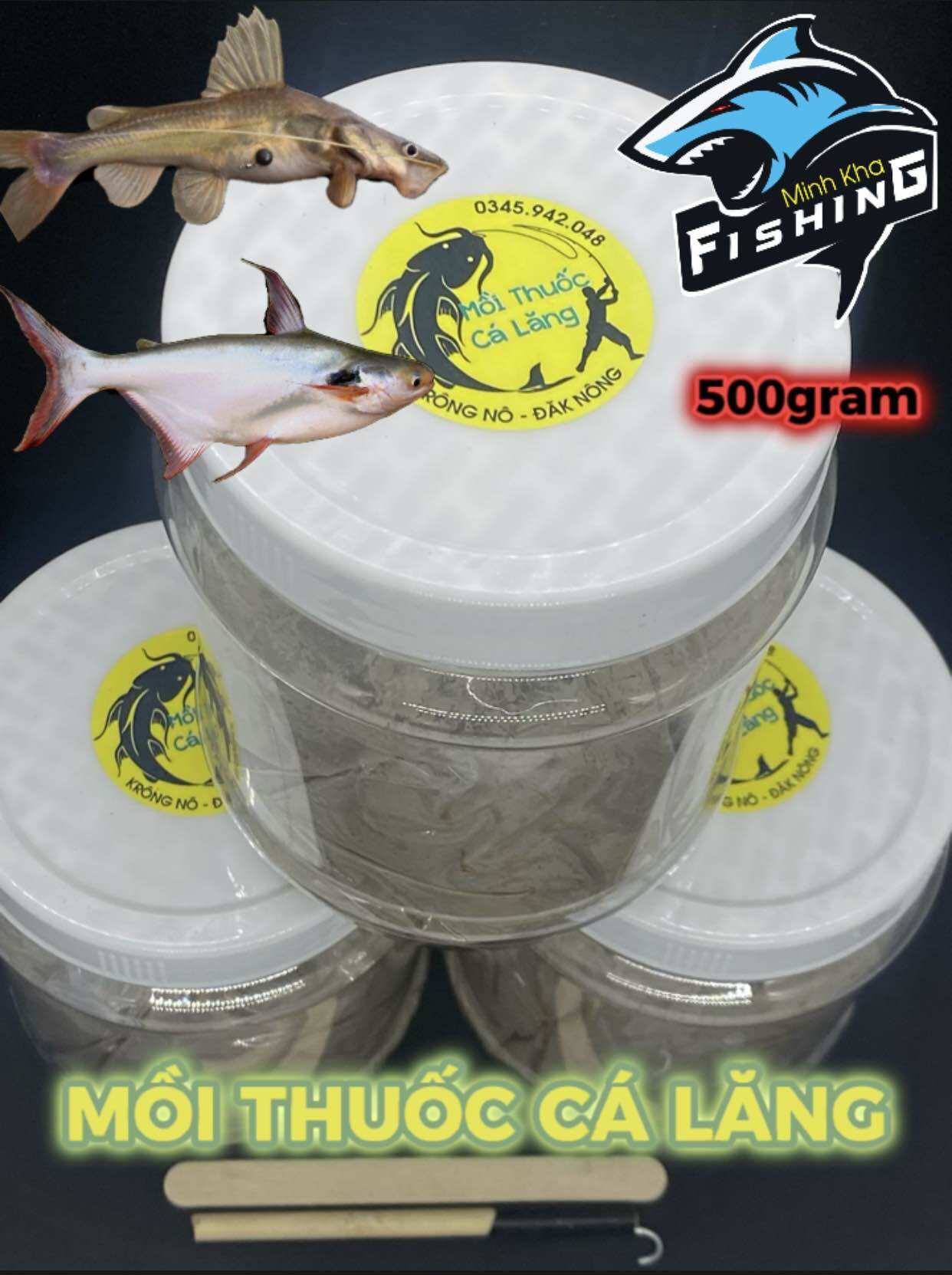 Mồi thuốc cá lăng cá da trơn 500g