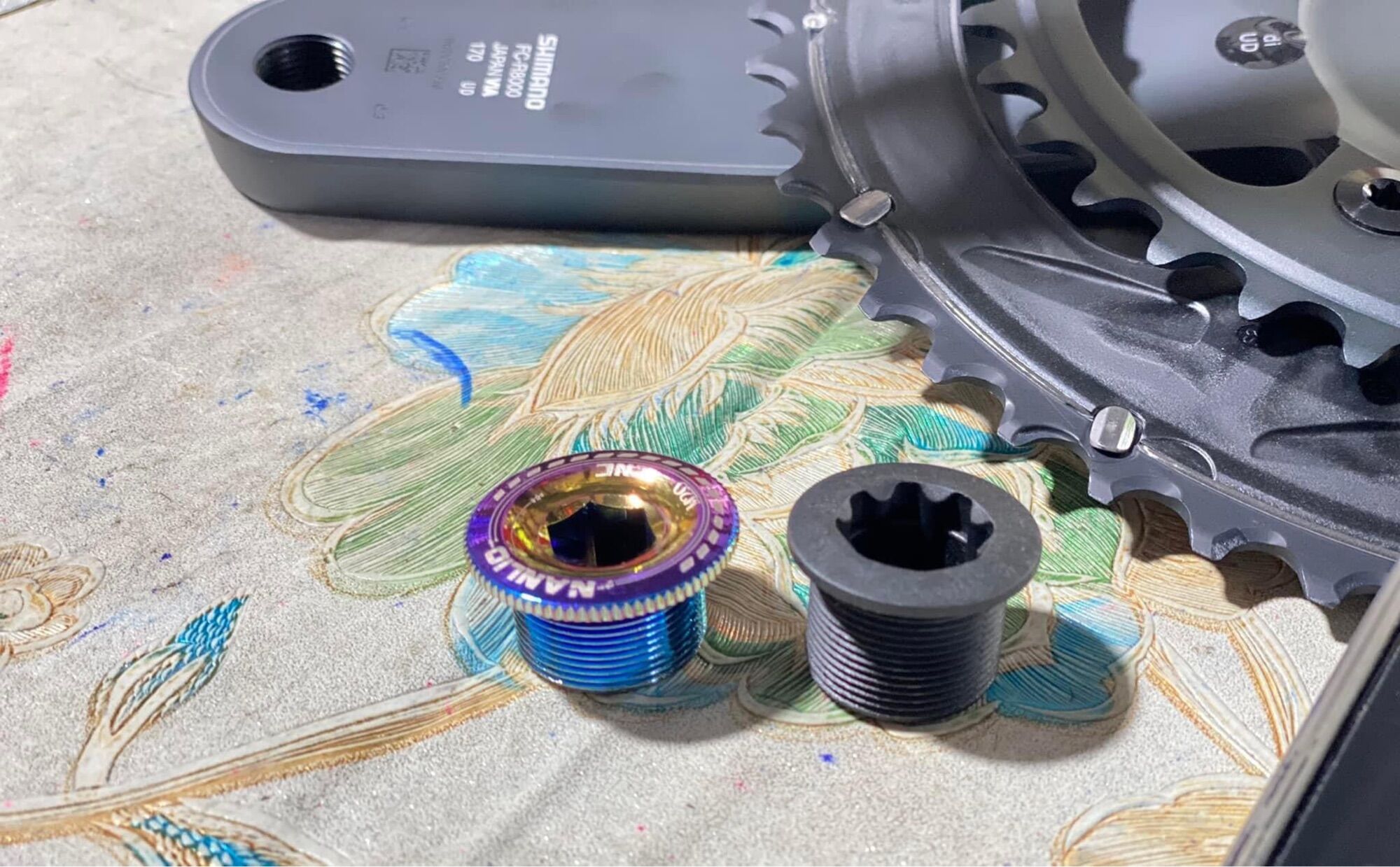 Ốc Trục Rỗng Giò Dĩa Xe Đạp SHIMANO